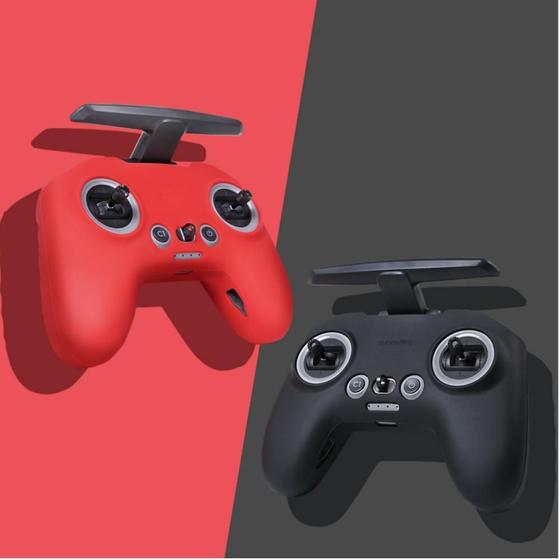 Imagem de Capa De Silicone Controle Remoto Do Drone Dji Fpv - Vermelho