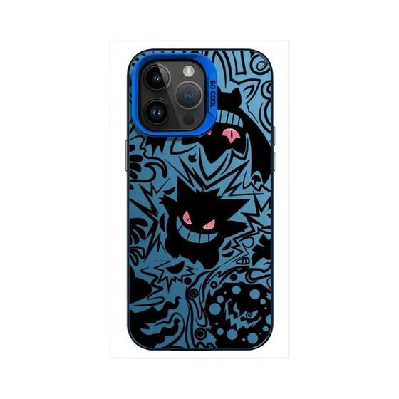 Imagem de Capa de Silicone Gengar Pokémon para iPhone 15 Pro Max/14 Plus/13/12/X/XS Max/XR