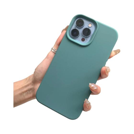 Imagem de Capa de Silicone Líquido Luxo para iPhone 15 Pro Max/14 Plus/13/11/12/Mini/X/XR/XS