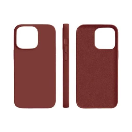 Imagem de Capa de Silicone Líquido para iPhone 16/15/14/13 Pro Max/XR/XS - À Prova de Choques