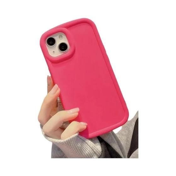 Imagem de Capa de Silicone Macia Fosca para iPhone 14/13/12/11 - Design Doce