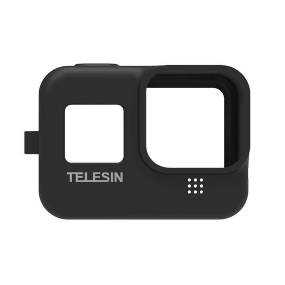 Imagem de Capa de Silicone para GoPro Hero 8 Black + Cordão Ajustável Telesin