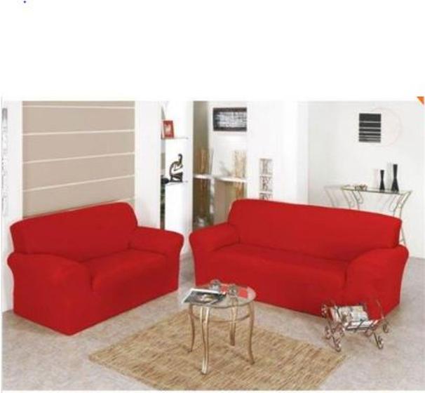 Capa de sofa 2 e 3 lugares com elastico - RELEX COLADINHA - Capa para Sofá  - Magazine Luiza