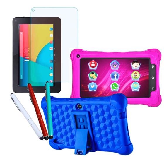 Imagem de Capa de Tablet Infantil + Película + Caneta p/ Tablet M7 WIFI