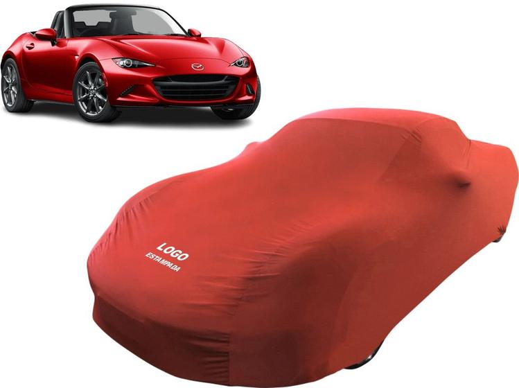 Imagem de Capa De Tecido Com Logo Mazda Mx5 Conversível Luxo