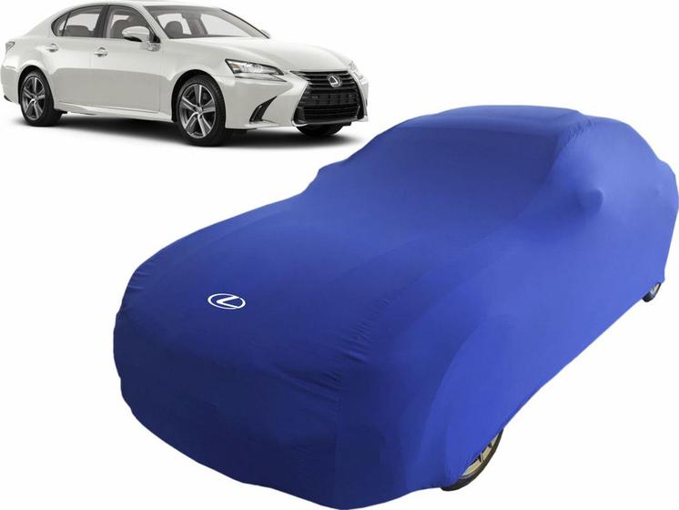 Imagem de Capa De Tecido Cor Azul Alta Proteção Carro Lexus Es 300h