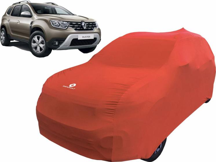 Imagem de Capa De Tecido Cor  Vermelha Proteção Renault Duster