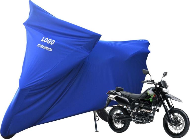 Imagem de Capa De Tecido Helanca Lycra Moto Kawasaki D Tracker X