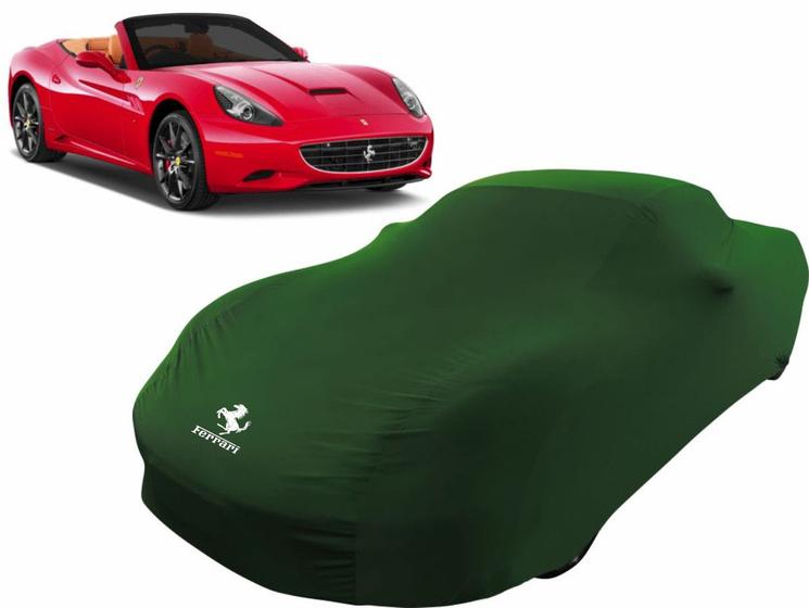 Imagem de Capa De Tecido Sob Medida Para Ferrari California Cor Verde