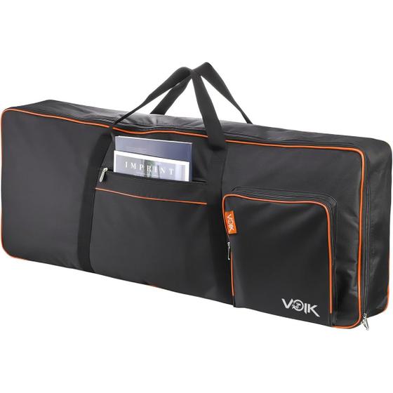 Capa de Teclado Acolchoada Voik BT-0261P Preta C/ Alça Dupla Menor preço em Capa de Teclado Acolchoada Voik BT-0261P Preta C/ Alça Dupla