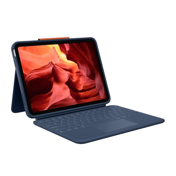 Imagem de Capa de Teclado Logitech Rugged Combo 4 Touch para iPad 10ª Geração