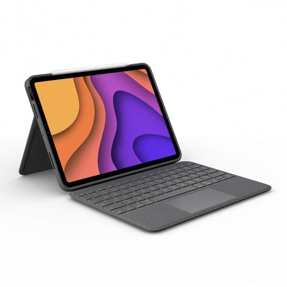 Capa de teclado para iPad Logitech Folio Touch com Trackpad Air 4º/5º Menor preço em Capa de teclado para iPad Logitech Folio Touch com Trackpad Air 4º/5º