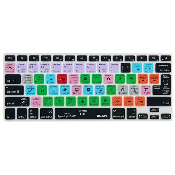 Imagem de Capa de Teclado para Logic Pro X - MacBook 13/15/17" (US/EU) com Atalhos