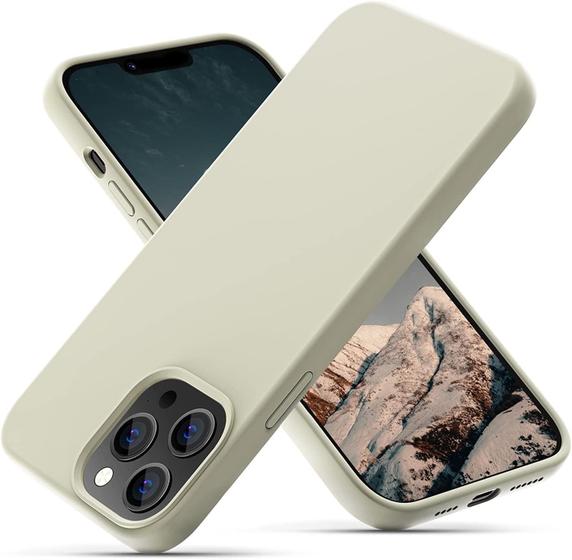 Imagem de Capa de telefone CALOOP Slim-Fit de silicone líquido para iPhone 13 Pro Max