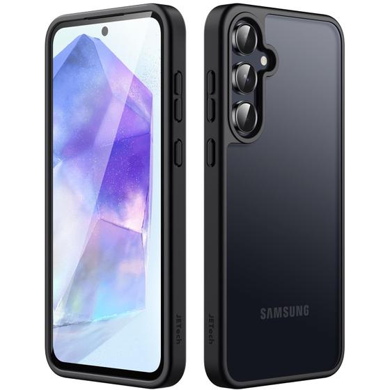 Imagem de Capa de telefone JeTech Matte para Samsung Galaxy A55 5G preta