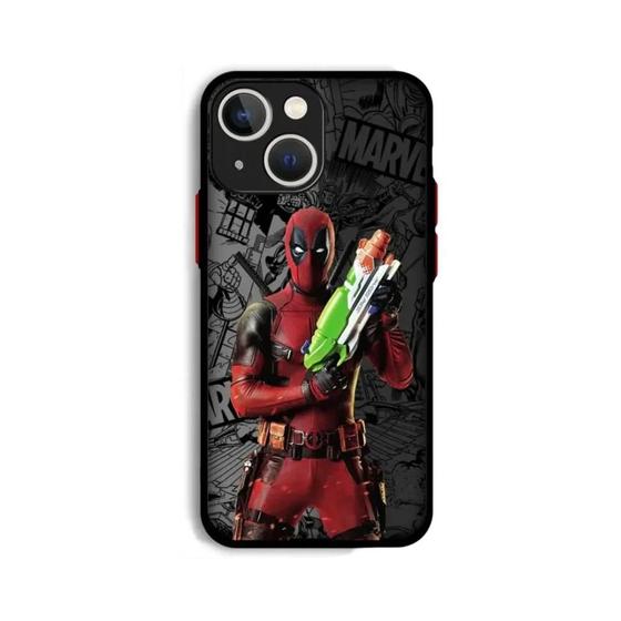 Imagem de Capa de Telefone Luxuosa Marvel Deadpool para iPhone - Diversos Modelos