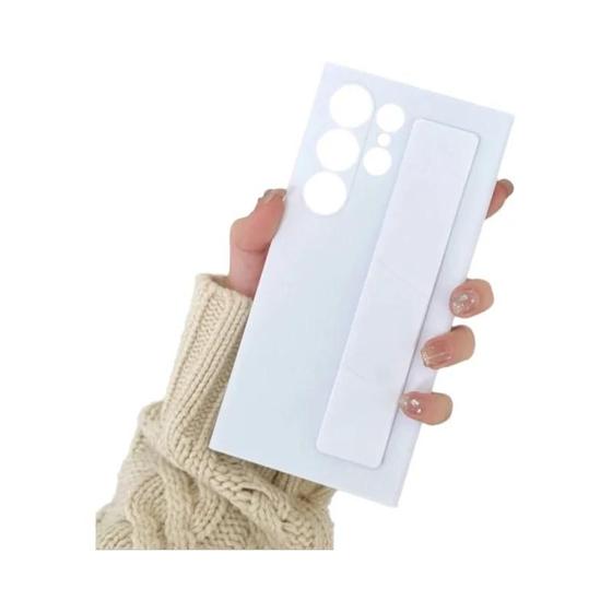Imagem de Capa de Telefone Samsung com Pulseira - Silicone Transparente Fosco à Prova de Choques