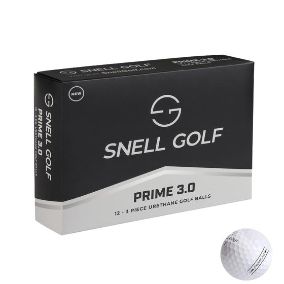 Imagem de Capa de uretano de 3 peças para bola de golfe Snell Golf Prime 3.0