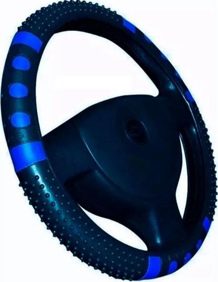 Imagem de capa de volante de carro cor azul massageador para corsaSedan