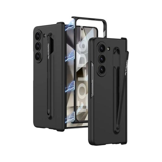 Imagem de Capa Dura Magnética para Samsung Galaxy Z Fold 6 - Proteção de PC à Prova de Quedas