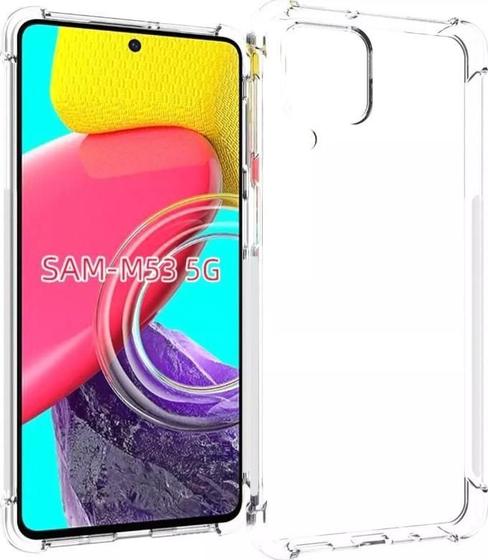 Imagem de Capa Em Gel Air Cushion Para Galaxy M53 5G - Transparente