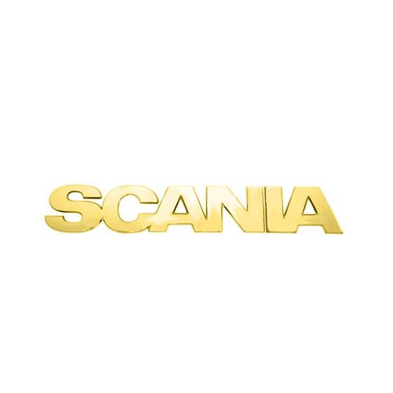 Imagem de Capa Emblema Para Scania P/G NTG Dourado