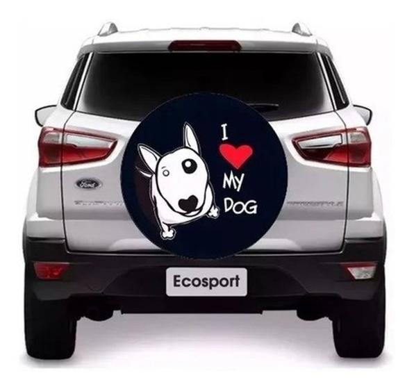 Imagem de Capa Estepe Ecosport I Love My Dog 2009 2010 Com Cadeado
