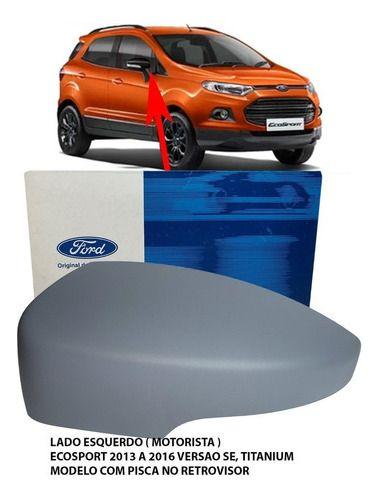 Imagem de Capa externa  espelho retrovisor externo esquerdo motorista(para pintar)ecosport 2013 2014 2015 2016