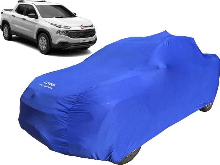 Imagem de Capa Fiat Toro Tecido Lycra Macio Não Risca Pintura