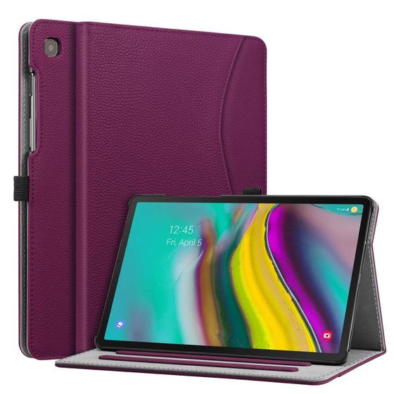 Imagem de Capa Fintie para Samsung Galaxy Tab S5e 10.5" (2019) - Suporte Multiângulo com Função Sleep/Wake - Roxa