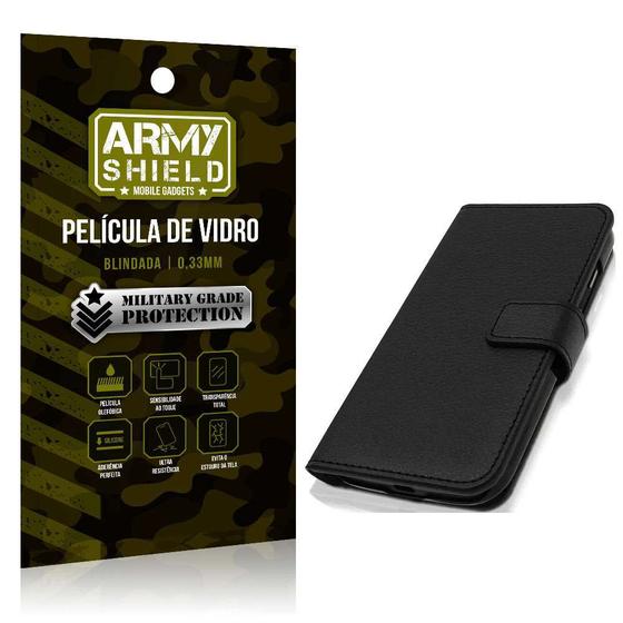 Imagem de Capa Flip Carteira Samsung A14 + Película 3D - Armyshield