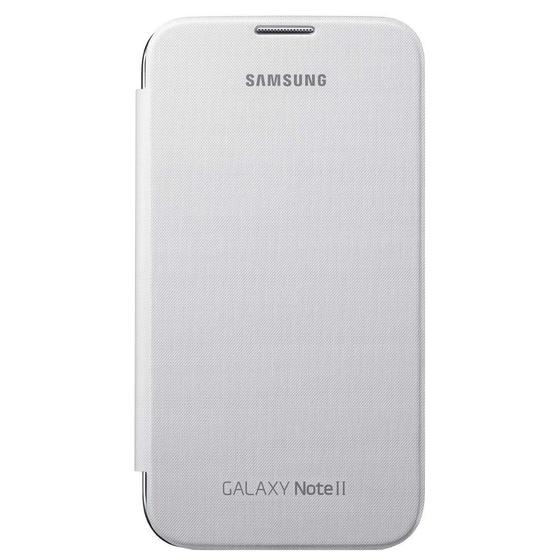 Imagem de Capa Flip Cover Samsung Para Galaxy Note 2 Original - Branco