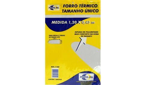 Imagem de Capa forro p/ tabua de passar metalizada c/ espuma microperfurado 1,20 x 0,45m porto-pel (cod.1182)