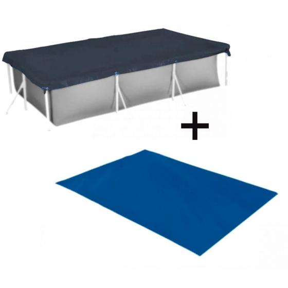 Capa + Forro para Piscina Retangular 3700 Litros Mor Mor e Lazer Menor preço em Capa + Forro para Piscina Retangular 3700 Litros Mor Mor e Lazer