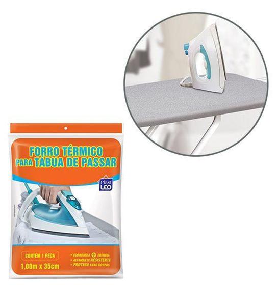 Imagem de Capa Forro Para Tabua De Passar Termico Simples 100X35Cm - Plast Leo