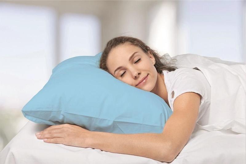 Imagem de Capa  Forro Para Travesseiro Ziper Antiácaro Proteção Completa Azul