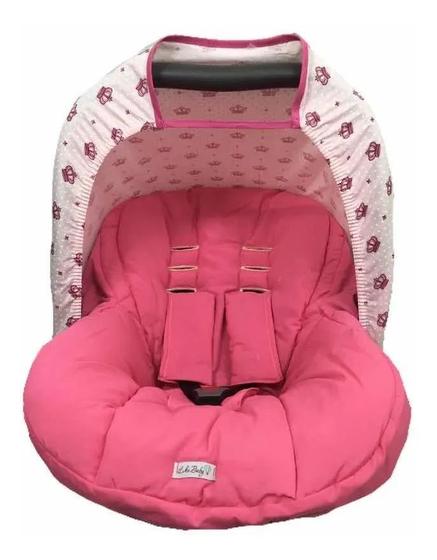 Imagem de Capa Forro Protetor Para Bebê Conforto Com Capota Princesa