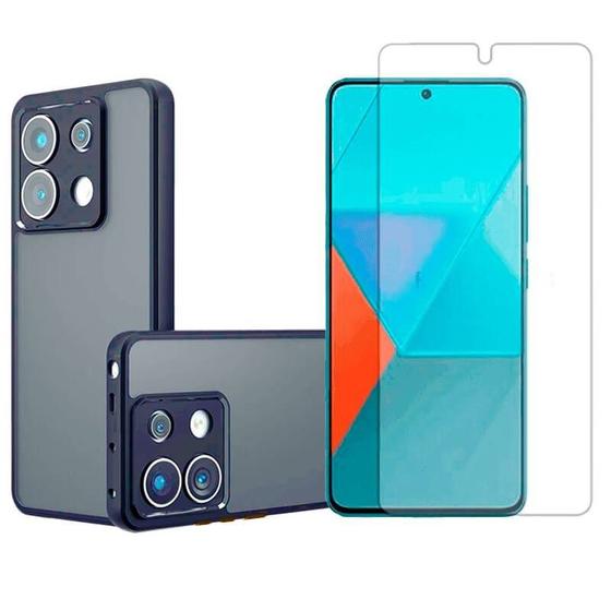 Imagem de Capa Fosca Compativel Com Redmi Note 13 Pro 4g + Pelicula Hidrogel
