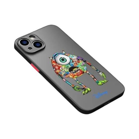 Imagem de Capa Fosca Preta Disney Mickey e Minnie para iPhone 15/14/13/12/11/XR/XS Max/8/7/SE 2022