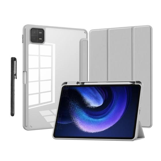 Imagem de Capa Fundo Acrilico + Caneta Touch Para Xiaomi Pad 6