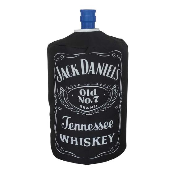 Imagem de Capa Galão Água 20 Litros Invertido Preto Bebida Jack