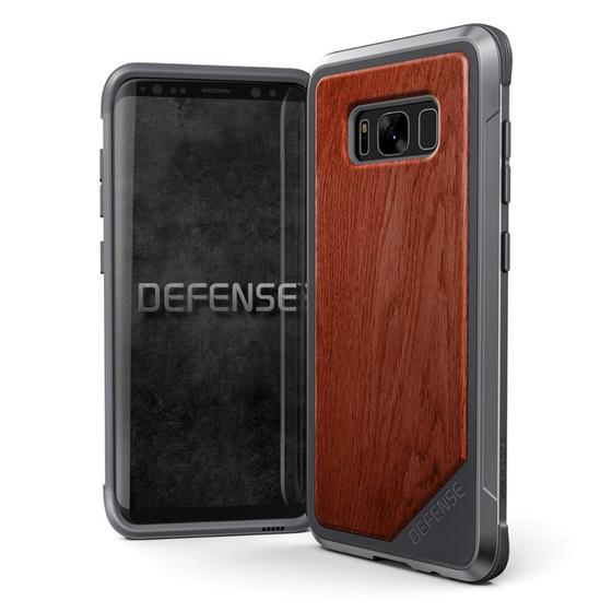 Imagem de Capa Galaxy S8 X-Doria Defense Lux Madeira Military Grade Drop em Alumínio Premium