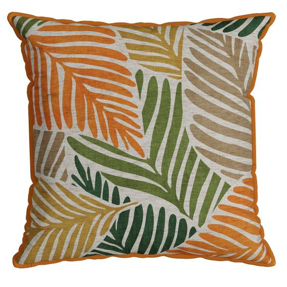 Imagem de Capa Garden 044 com Cordone 43 Cm X 43 Cm Laranja/Verde