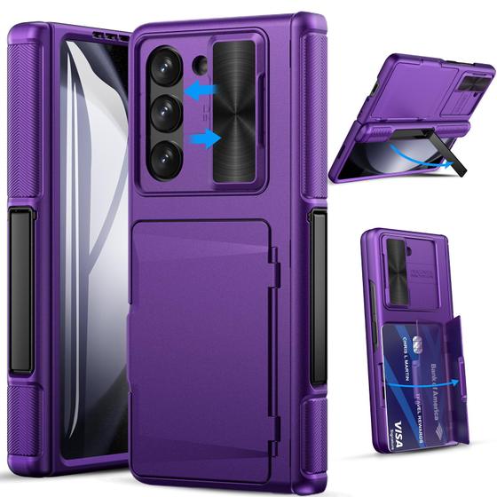 Imagem de Capa GBEE para Samsung Galaxy Z Fold 5 com Suporte para Cartão