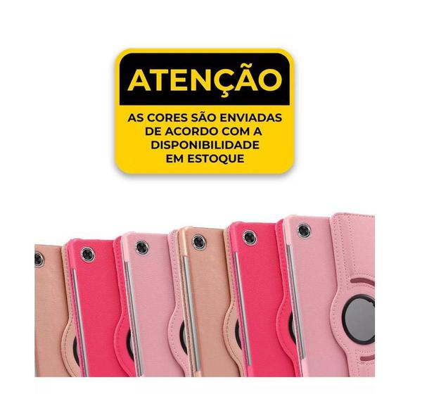 Imagem de Capa Giratória Design Moderno Compatível com Tablet Vaio TL10 10.4" + Caneta Touch