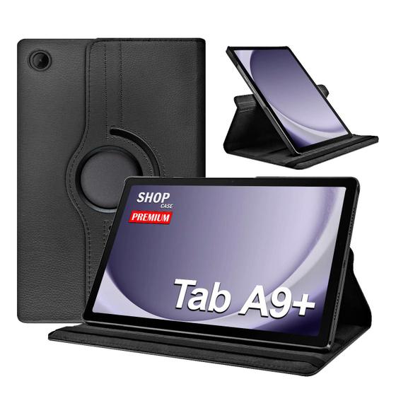 Capa giratória para tablet galaxy tab a9 plus 11' + película - shopcase premium