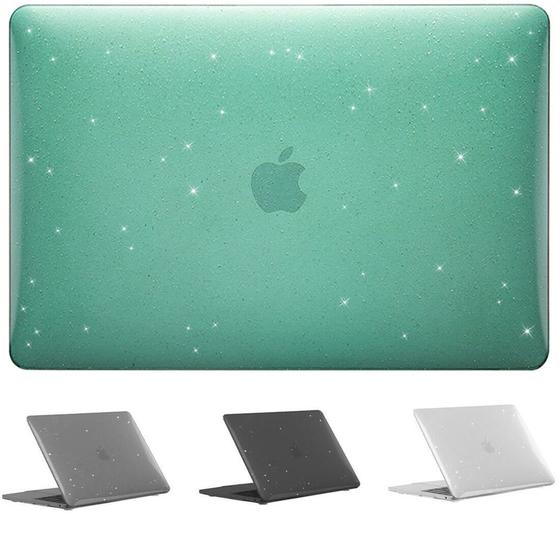 Imagem de Capa Glitter Séries Compatível Com Macbook Air 13.6 pol A3113 CorVerde Claro