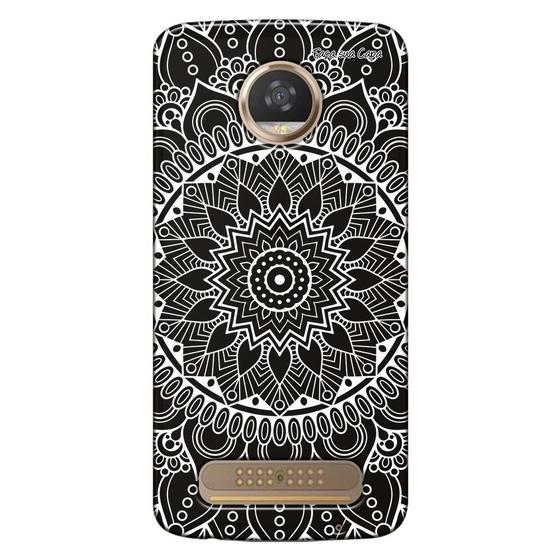 Imagem de Capa Grafite Personalizada para Motorola Moto Z2 Play XT1710 - Mandala - GF03