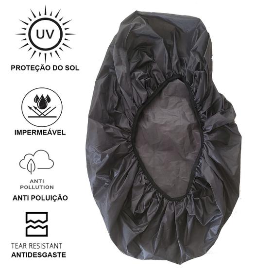Imagem de Capa Impermeável Com Elástico Para Mochila dos 55 aos 75L