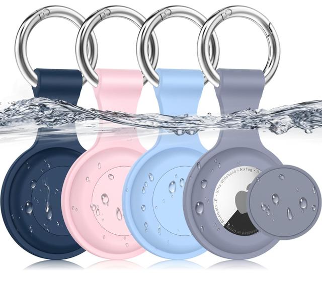 Imagem de Capa Impermeável para Apple AirTag (Pacote com 4)
